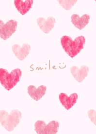 大人　水彩　ハート15