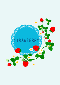 Strawberry Blue (Lace paper)