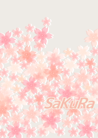 Beautiful SAKURA11 Pink and Gray