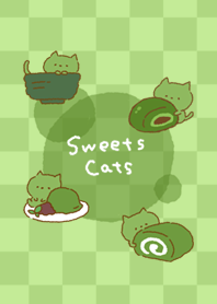 Sweets cats -matcha-