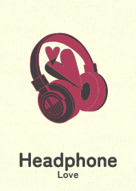 Headphone_love wine-red