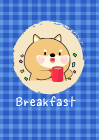 Simple Breakfast Shiba Inu Theme