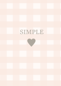 SIMPLE HEART -ivoryrose check-