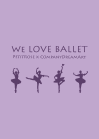 We Love Ballet-purple（すみれ）