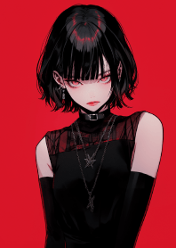 凶狠的歌德風少女