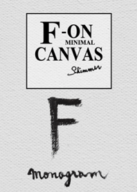 F on Canvas -Minimal-