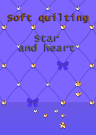 Soft quilting(Star and heart)