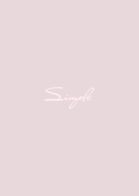 Simple English letters dustypink16_2