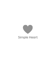 The Simple Heart White No.1-11