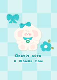 Rabbit with a flower bow3