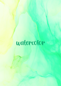Pastel watercolor-GREEN 36