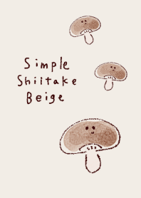 簡單的 香菇 淺褐色的