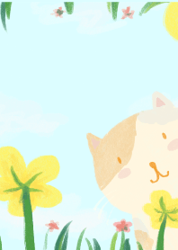 Kitty in Bloom