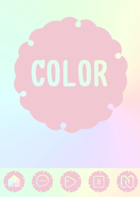pink color rainbow  G25