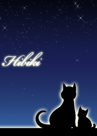 Hibiki parents of cats & night sky
