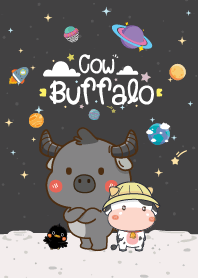 Buffalo&Cow Mini Galaxy Black