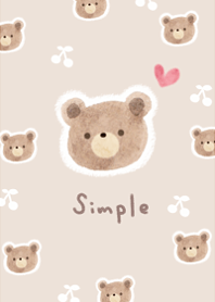 Cute cute simple bear2.