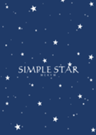 SIMPLE STAR -NAVY BEIGE-