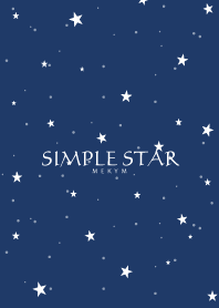 SIMPLE STAR -NAVY BEIGE-