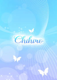 Chihiro skyblue butterfly theme