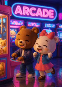 Neon Arcade Playtime Cheer