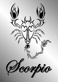 12 constellations Scorpio-line art Theme