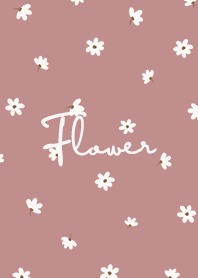 petite flower w - pale pink