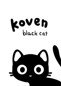 Koven the black cat