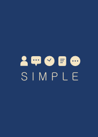 SIMPLE(navy/blue beige)Ver.16b