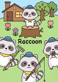 Little Raccoon Forest Life