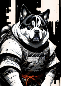 Samurai Anjing Ukiyo-e 5