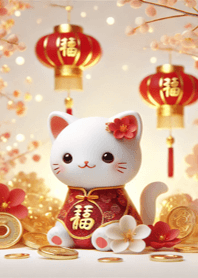 Wealth and Fortune (Lucky Cat) 028!