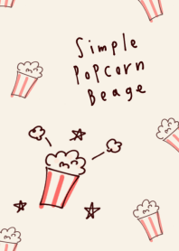 Simple popcorn beige.