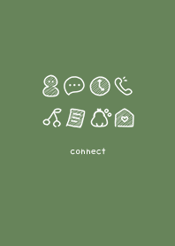 Fashionable hand-painted icon green17_2