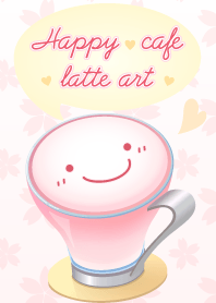 กาแฟลาเต้ศิลปะ "เชอร์รี่"