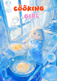 cute cooking girl theme - JP 03
