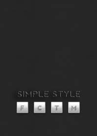 simple style(ブラック)