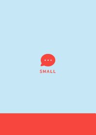 Small Button / Red&Blue