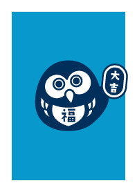 Lucky OWL / Blue x Navy