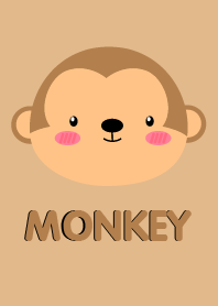 Simple Cute Face Monkey Theme(jp)