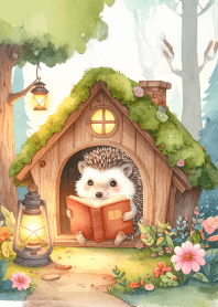 Hedgehog reading a book Vol.1