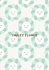 Smiley Flower - Sage Green