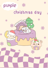 purple christmas day