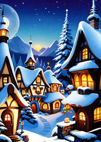 Merry Christmas-snow season D528Fc