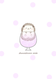 Hedgehog and Soda* -Grape-