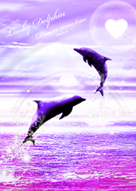 恋愛運 ♥Lucky Dolphin purple2♥