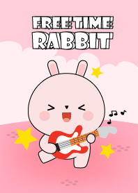 Free Time Pink Rabbit Theme