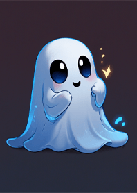 sweet-eyed little ghost