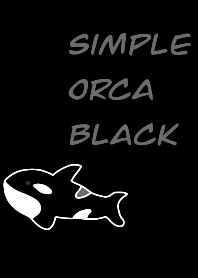 simple orca black