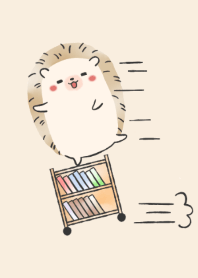 The library hedgehog beige Ver.